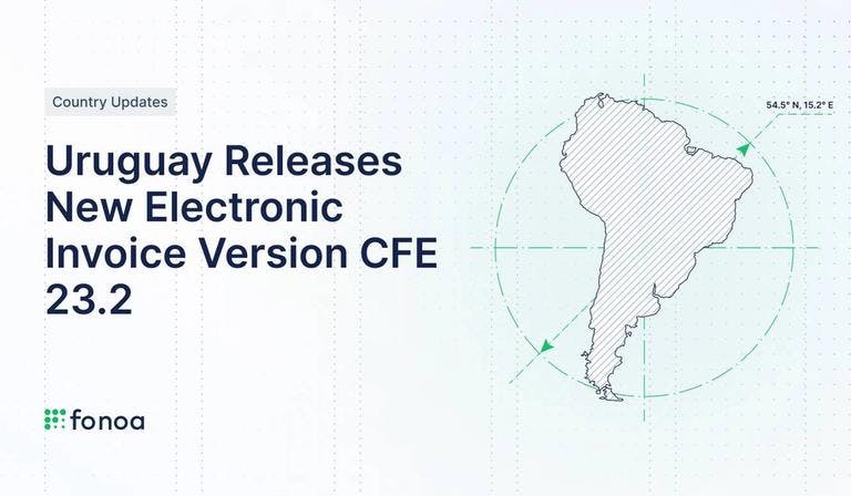 Uruguay Releases New Electronic Invoice Version CFE 23.2