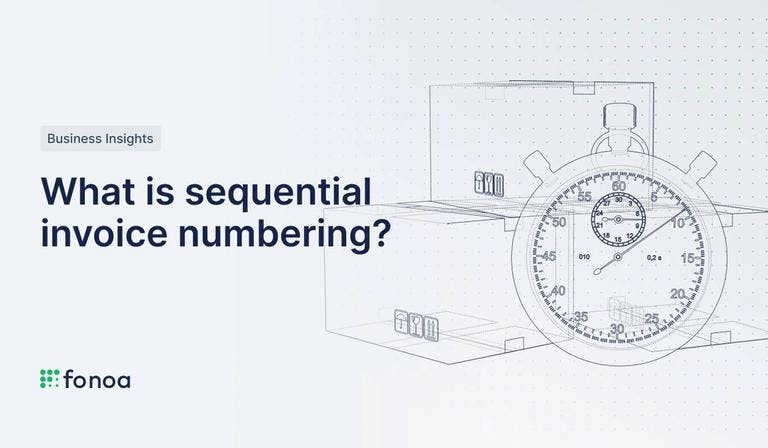 What is sequential invoice numbering